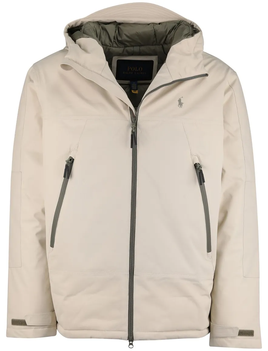 Polo Ralph Lauren winterjas beige effen
