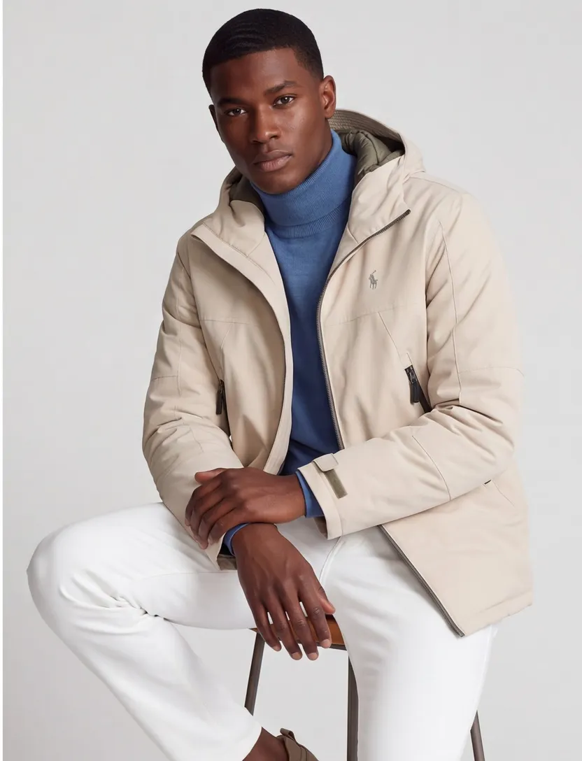 Polo Ralph Lauren winterjas beige normale fit