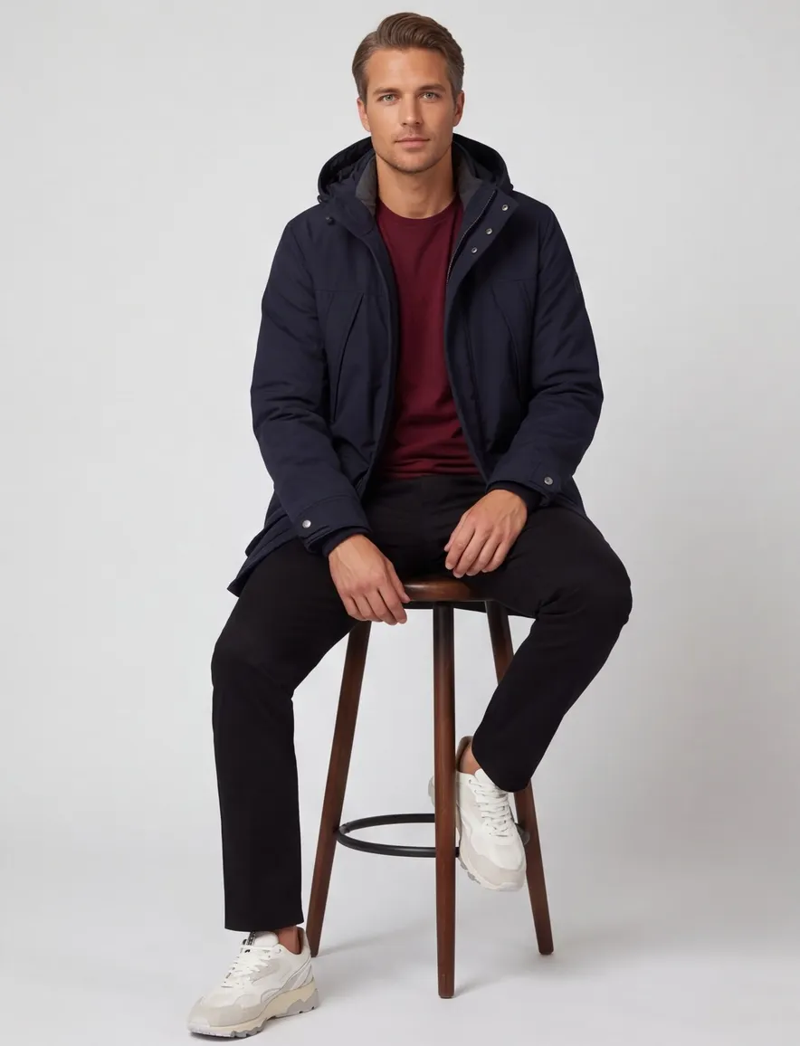 Polo Ralph Lauren winterjas collection navy puffer