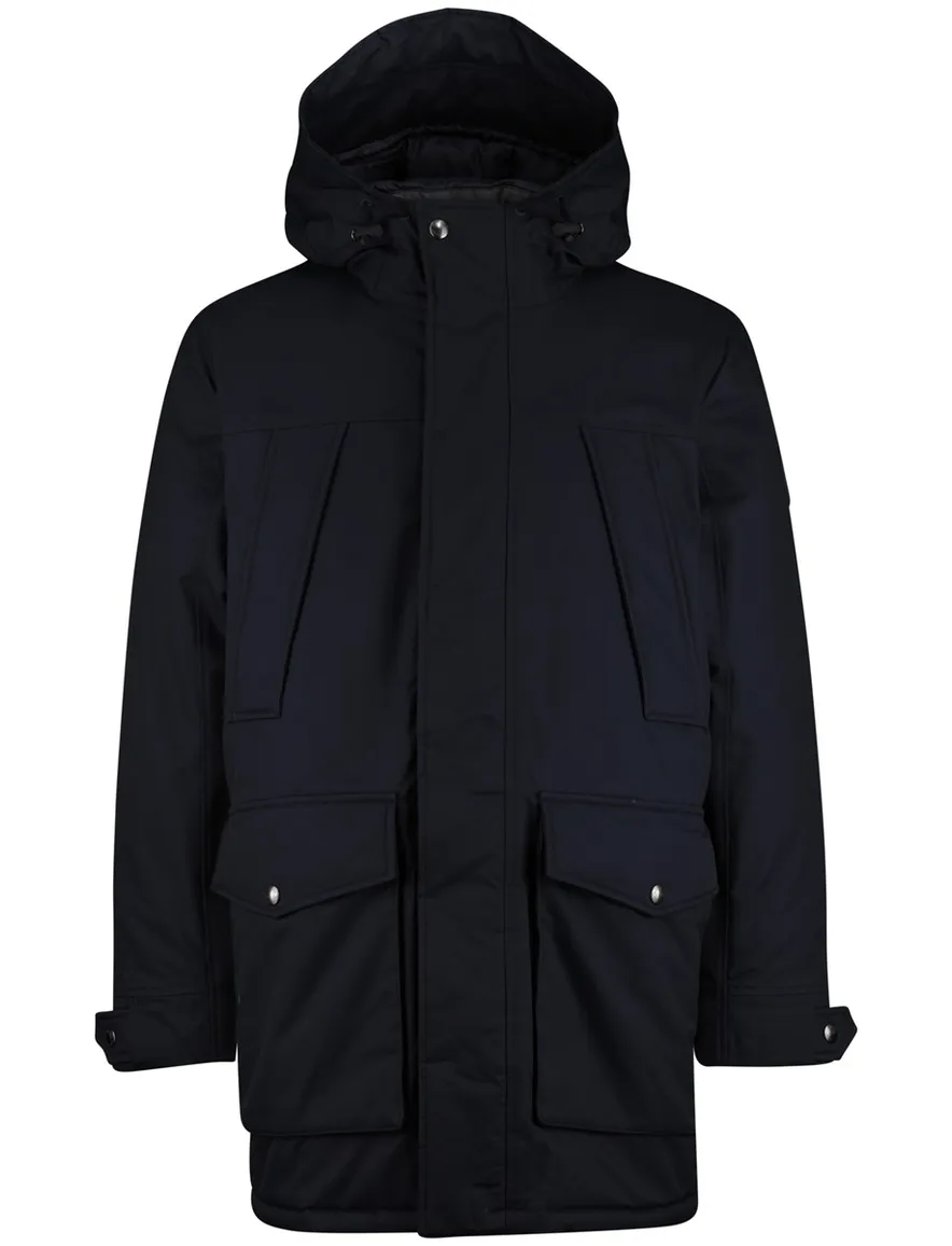 Ralph Lauren winterjas donkerblauw normale fit