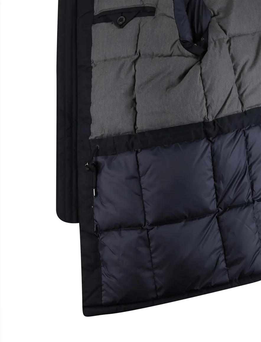 Ralph Lauren winterjas donkerblauw normale fit