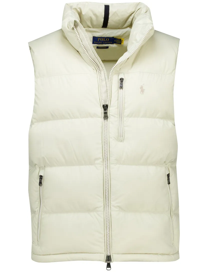 normale fit Polo Ralph Lauren bodywarmer creme polyester