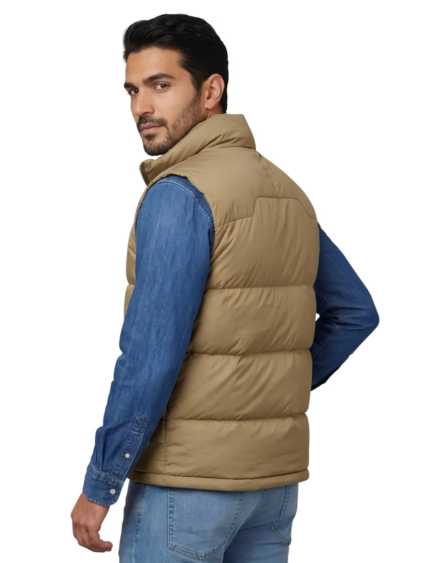 Polo Ralph Lauren bodywarmer waterafstotend effen camel
