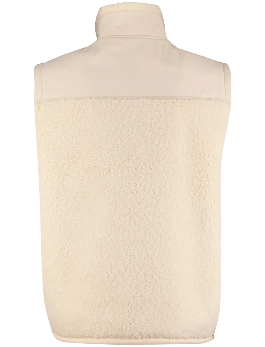 Polo Ralph Lauren bodywarmer big en tall teddy beige wijde fit