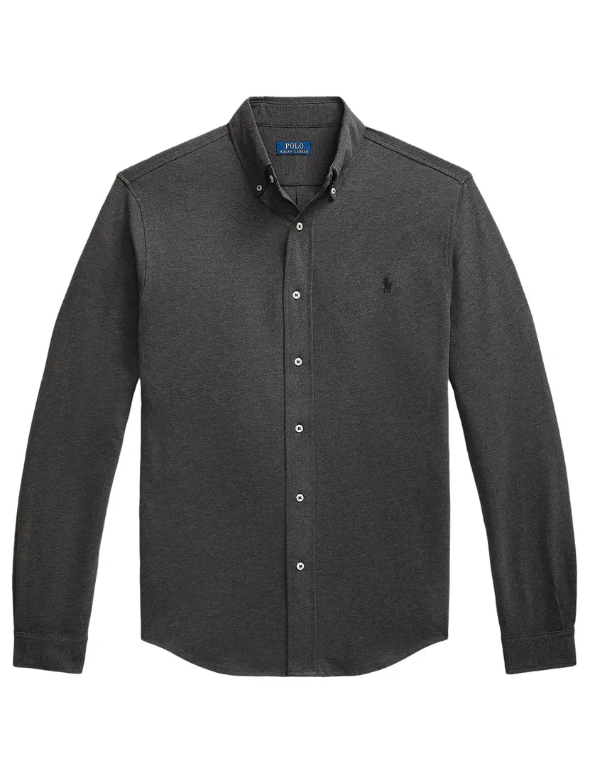 Polo Ralph Lauren overhemd grijs big & tall