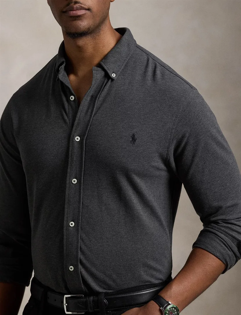 Polo Ralph Lauren overhemd grijs big & tall