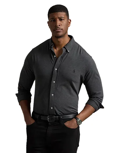 Polo Ralph Lauren casual overhemd grijs Polo Ralph Lauren Big & Tall