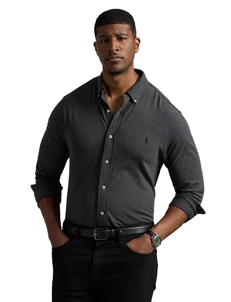 Polo Ralph Lauren overhemd grijs big & tall