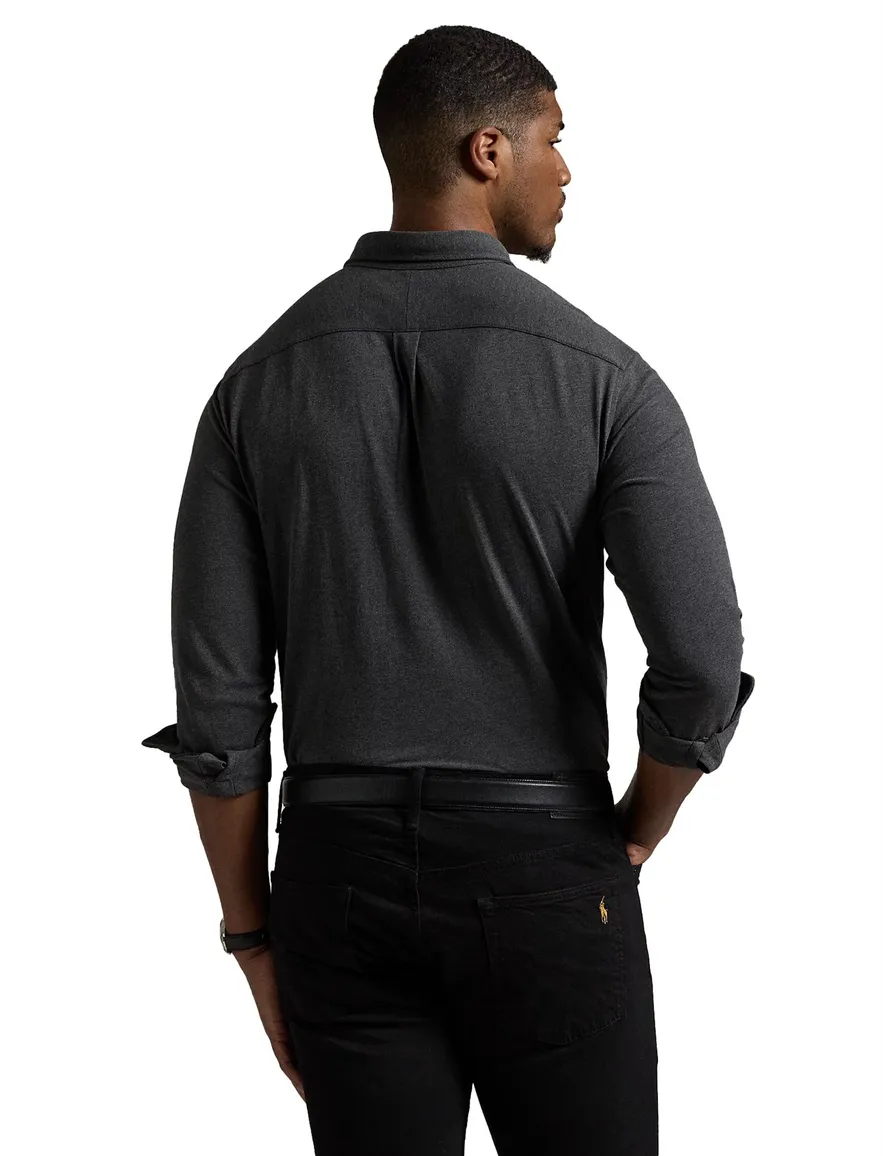 Polo Ralph Lauren overhemd grijs big & tall
