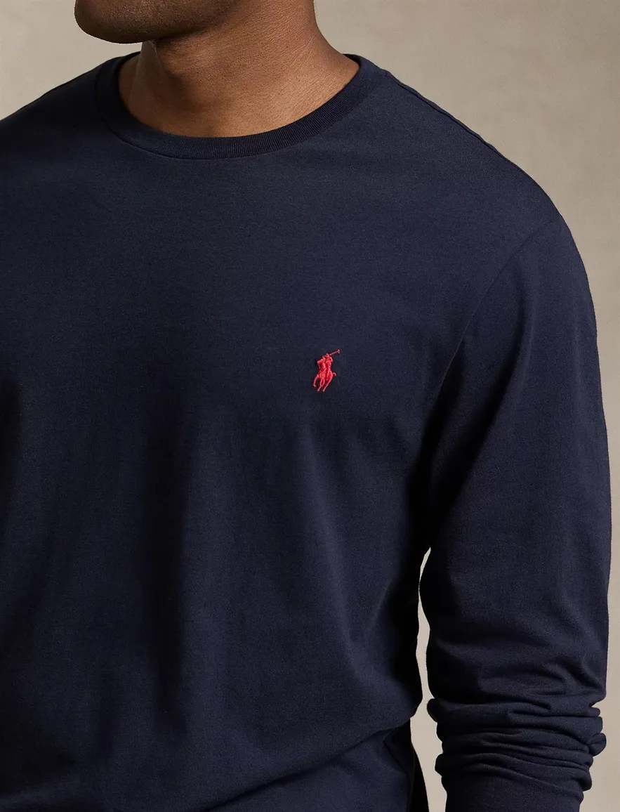 Polo Ralph Lauren longsleeve donkerblauw big & tall