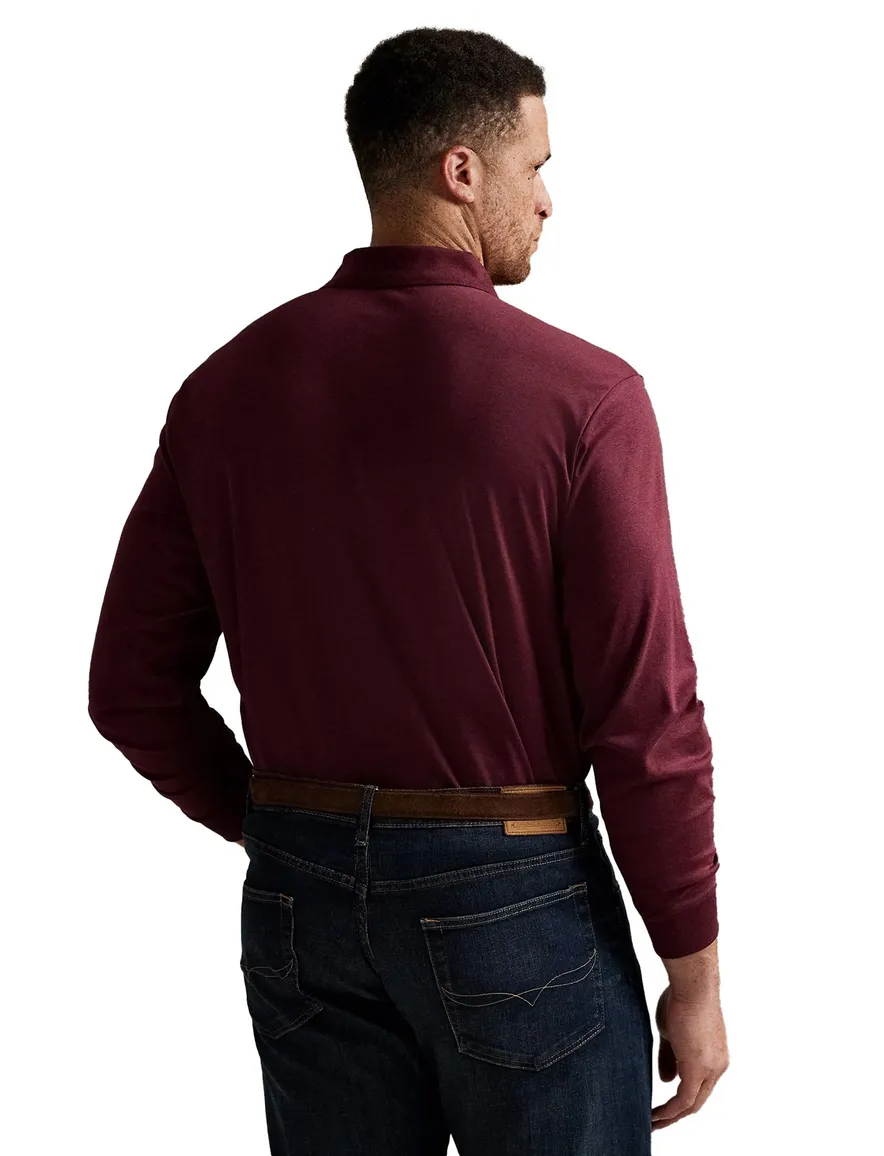 polo lange mouw rood Polo Ralph Lauren Big & Tall