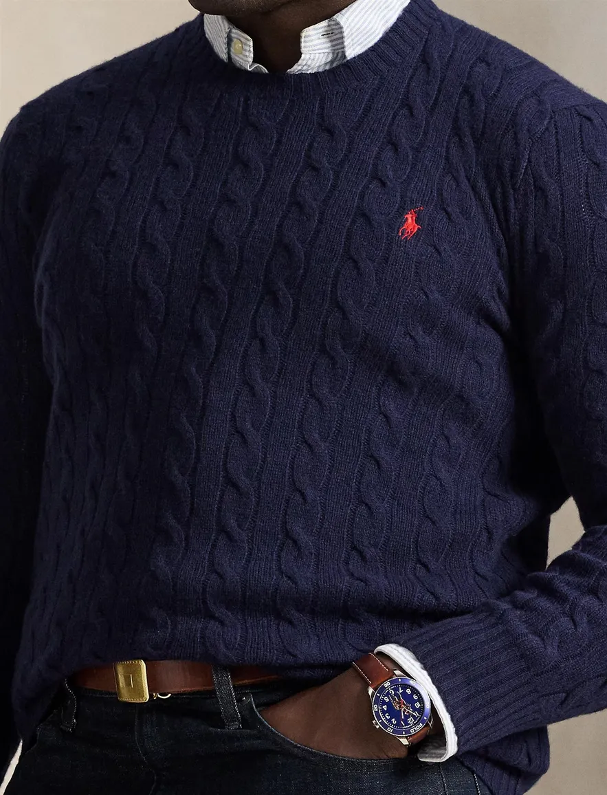 trui donkerblauw Polo Ralph Lauren Big & Tall