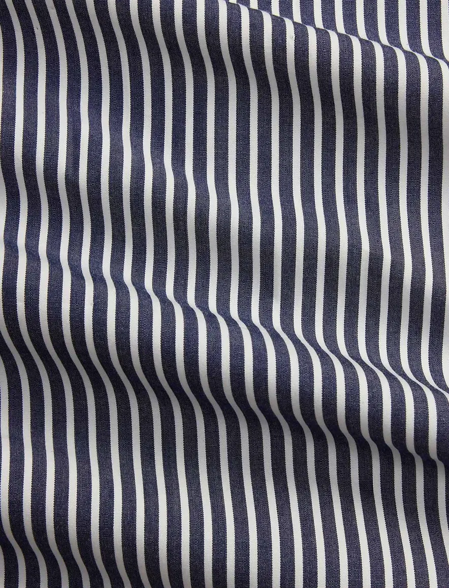 Polo Ralph Lauren big en tall overhemd gestreept donkerblauw