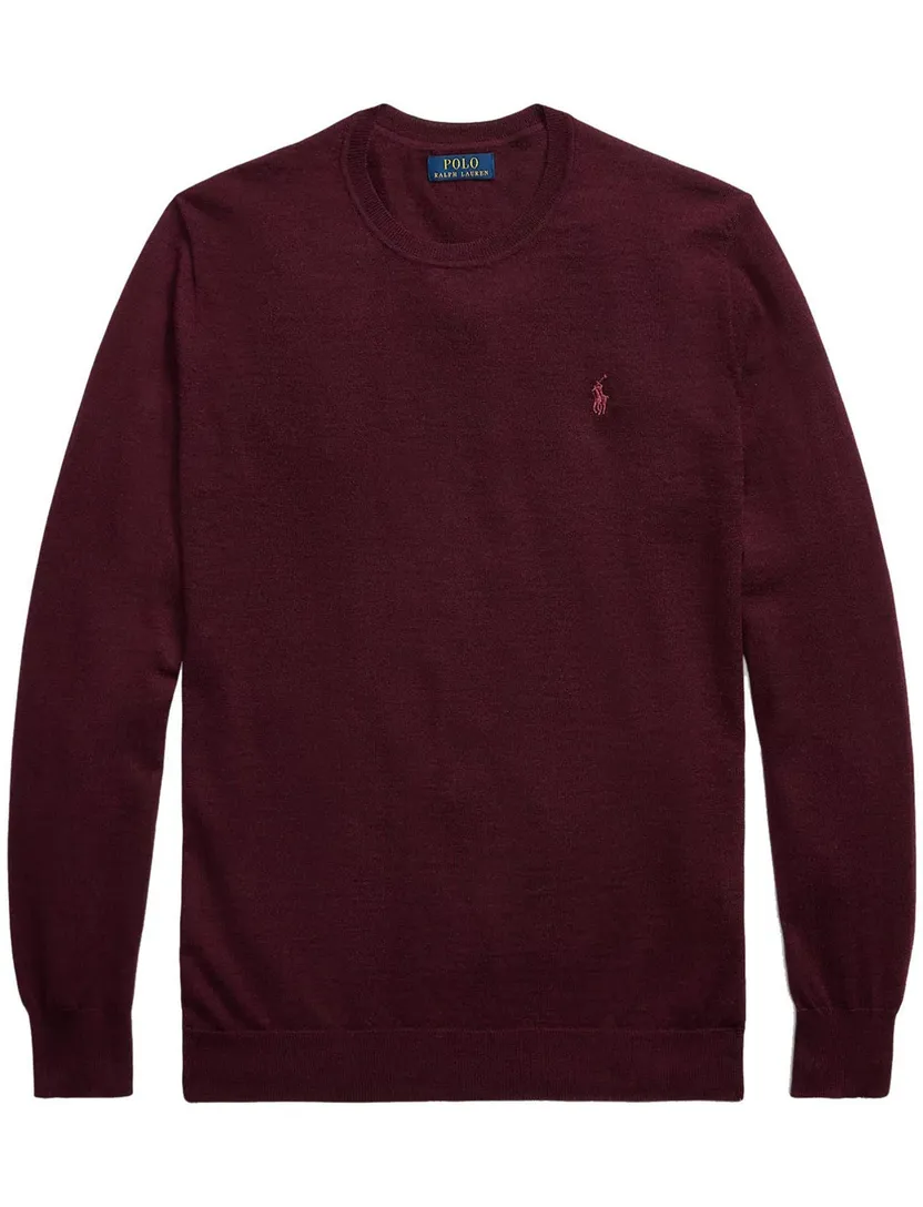 Polo Ralph Lauren trui rood merinowol Big & Tall