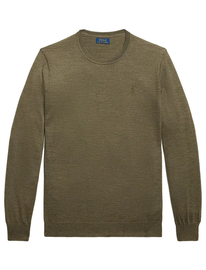 Polo Ralph Lauren merinowol trui groen