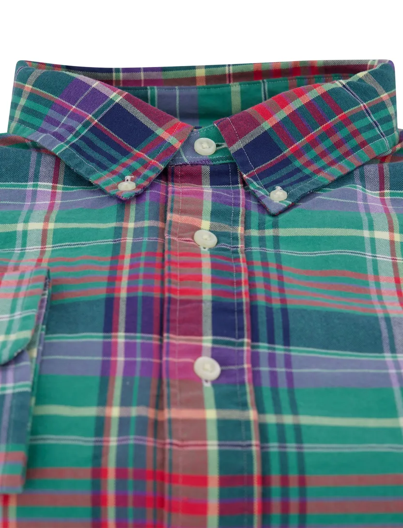 Overhemd Polo Ralph Lauren groen rode ruit