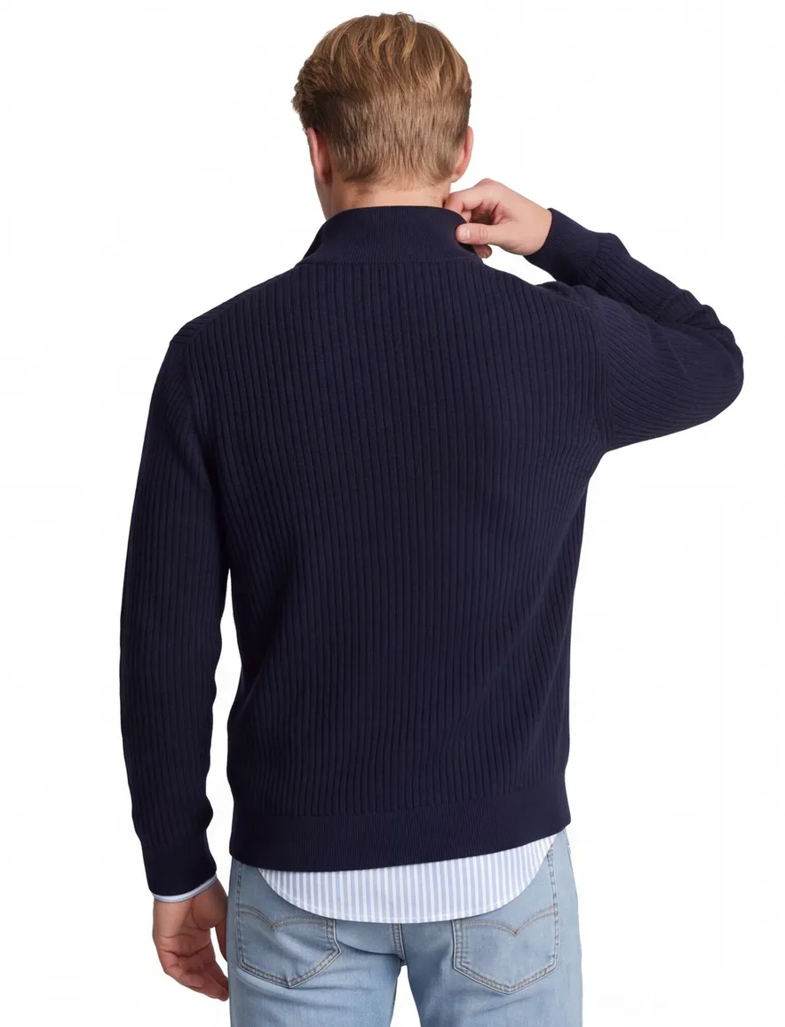 Polo Ralph Lauren half zip trui donkerblauw