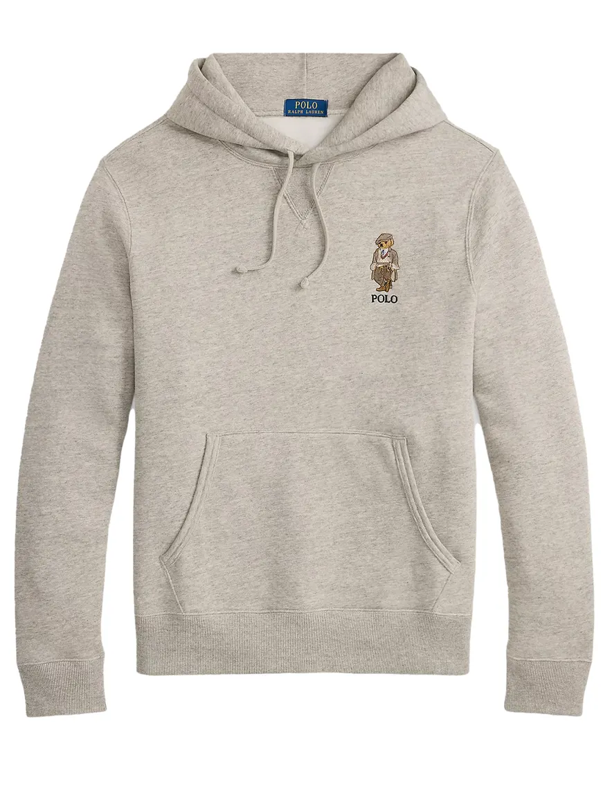Hoodie Polo Ralph Lauren bear beige katoen