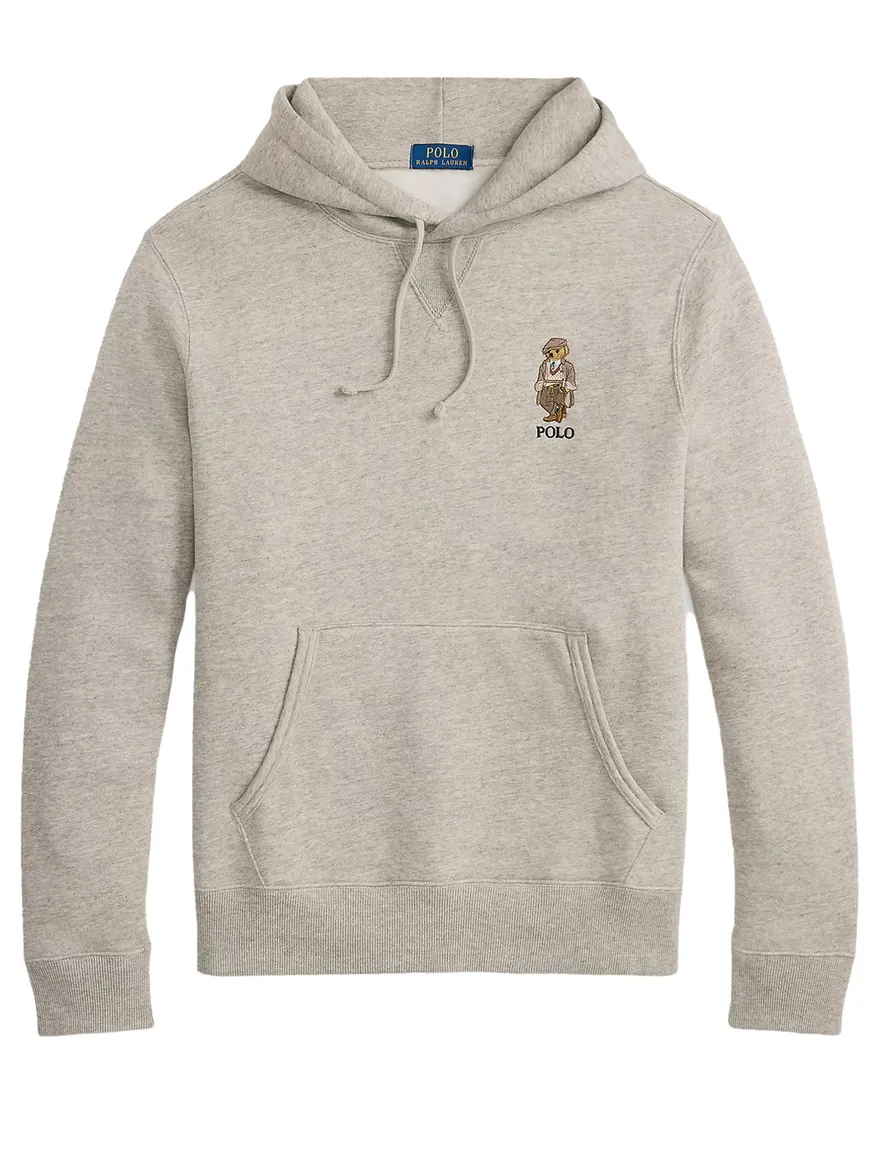 Hoodie Polo Ralph Lauren bear beige katoen