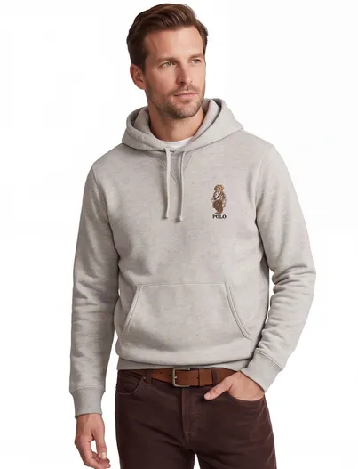 Polo Ralph Lauren Katoenen hoodie Polo Ralph Lauren bear beige