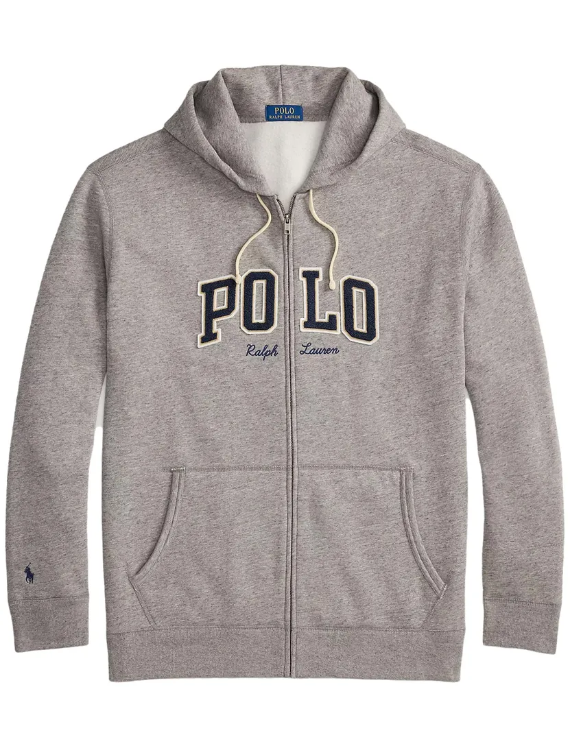 Polo Ralph Lauren vest rits grijs big & tall