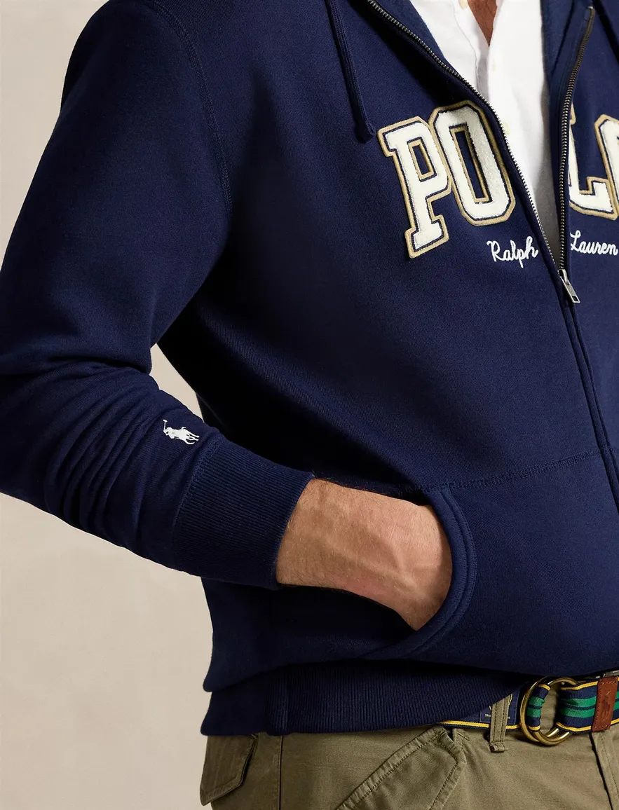 Polo Ralph Lauren sweatvest rits navy Big & Tall