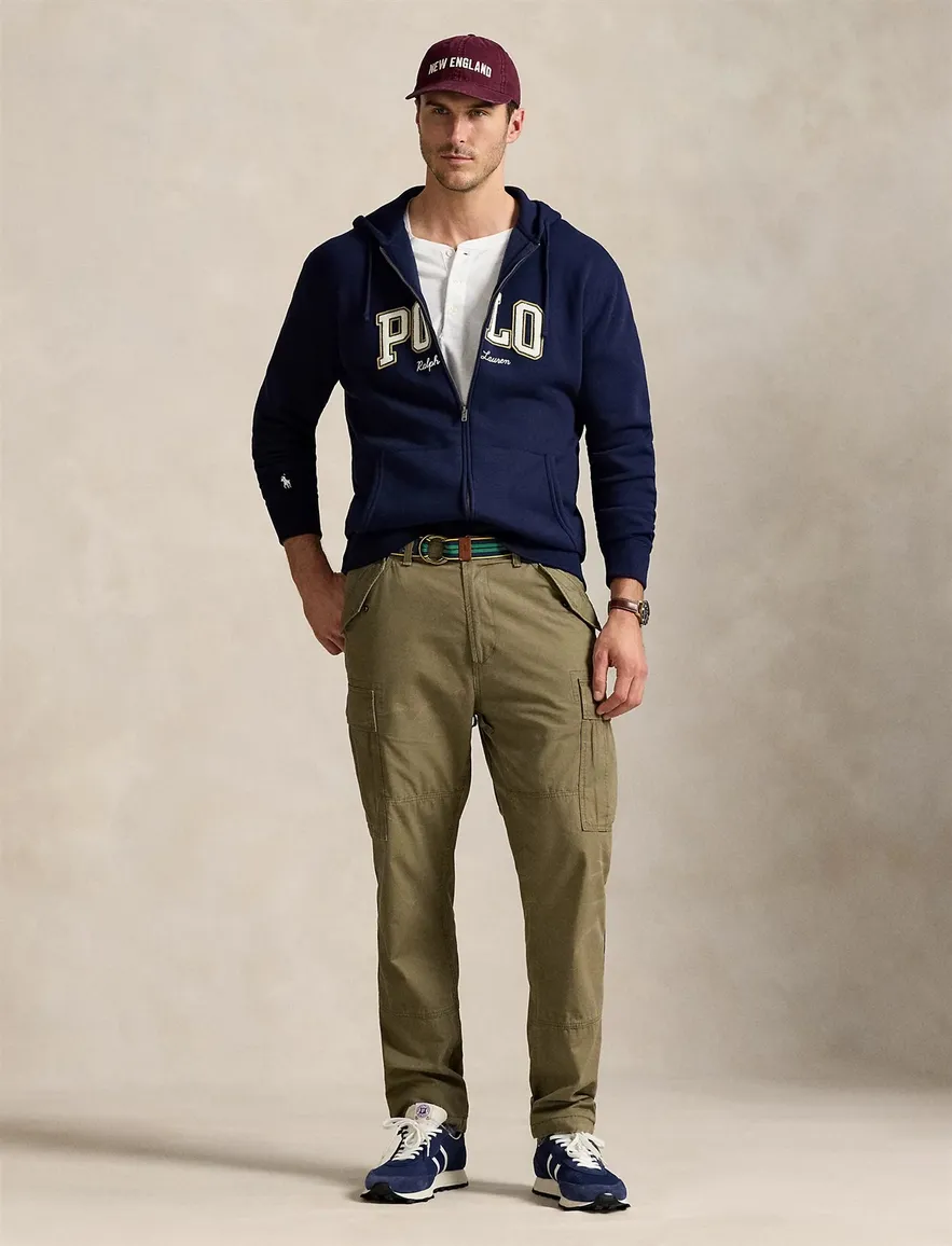 Polo Ralph Lauren sweatvest rits navy Big & Tall