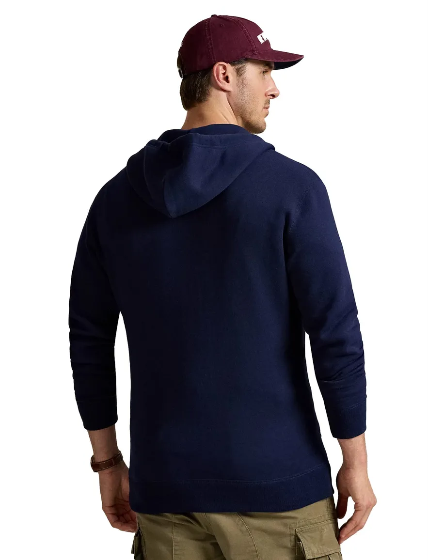 Polo Ralph Lauren sweatvest rits navy Big & Tall