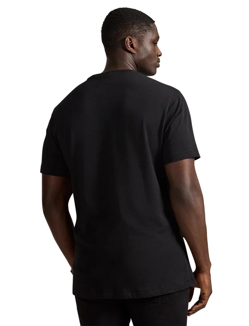 T-shirt Polo Ralph Lauren zwart beer katoen