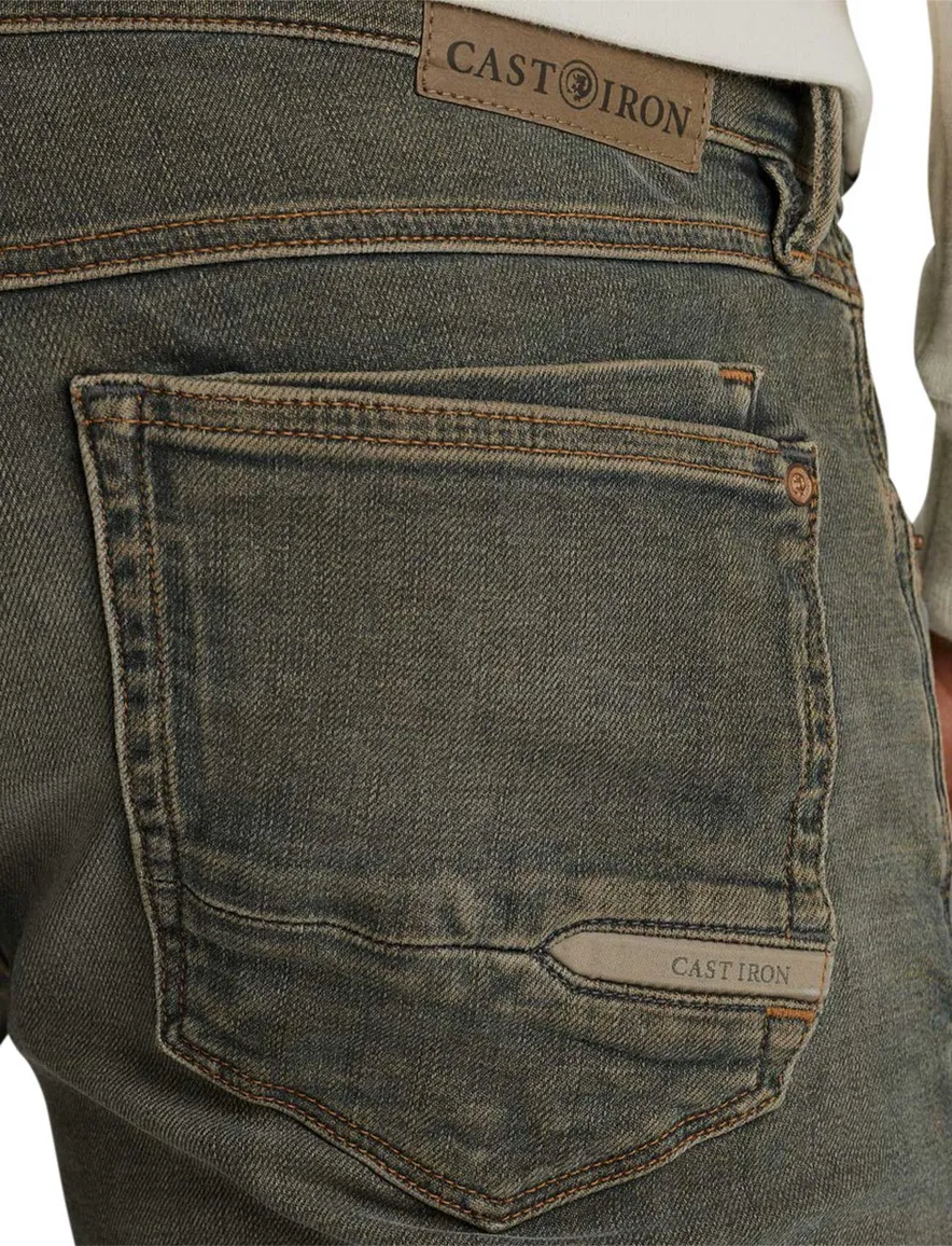Cast Iron tapered fit Shiftback jeans blauw