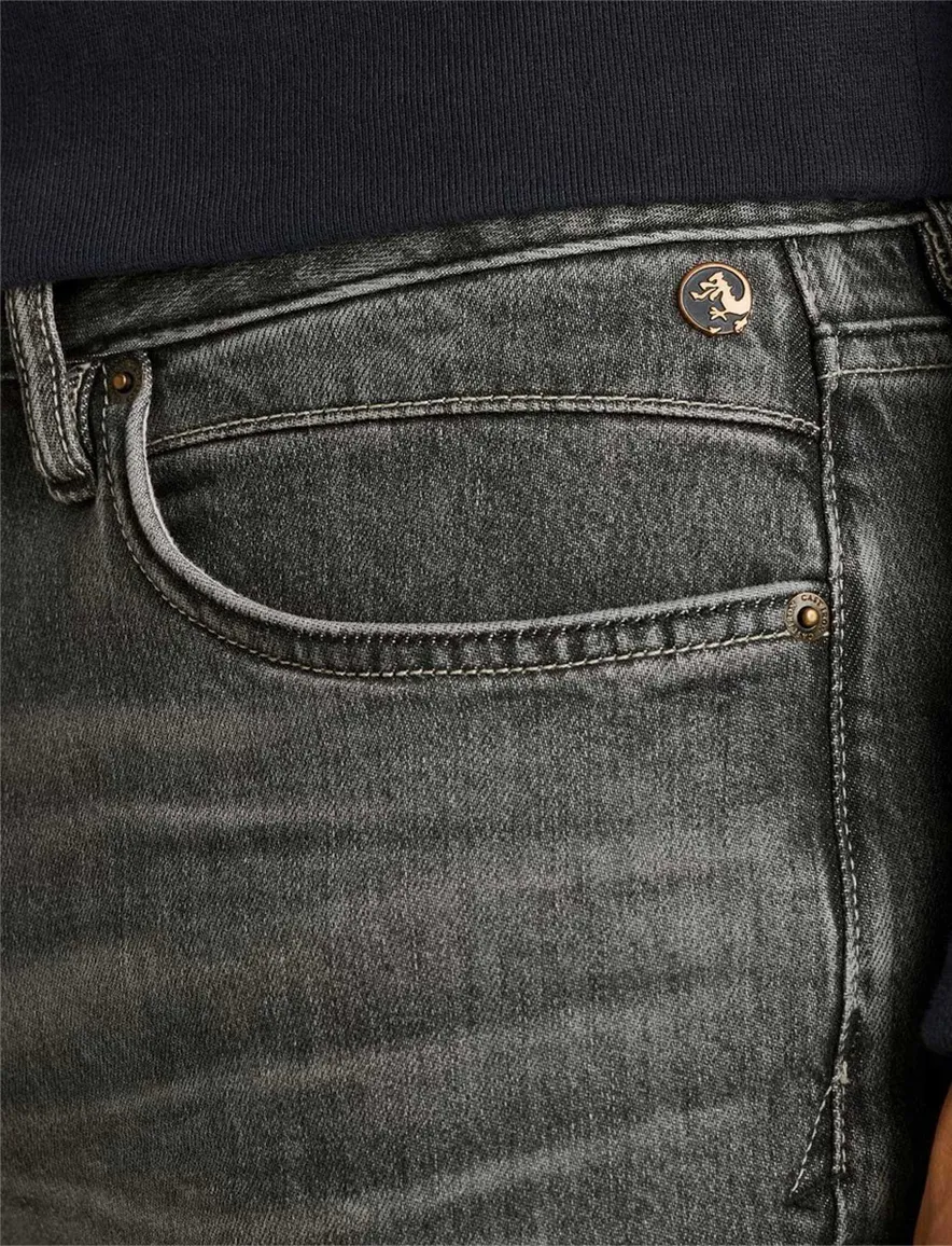 Cast Iron Valver jeans grijs wijde fit