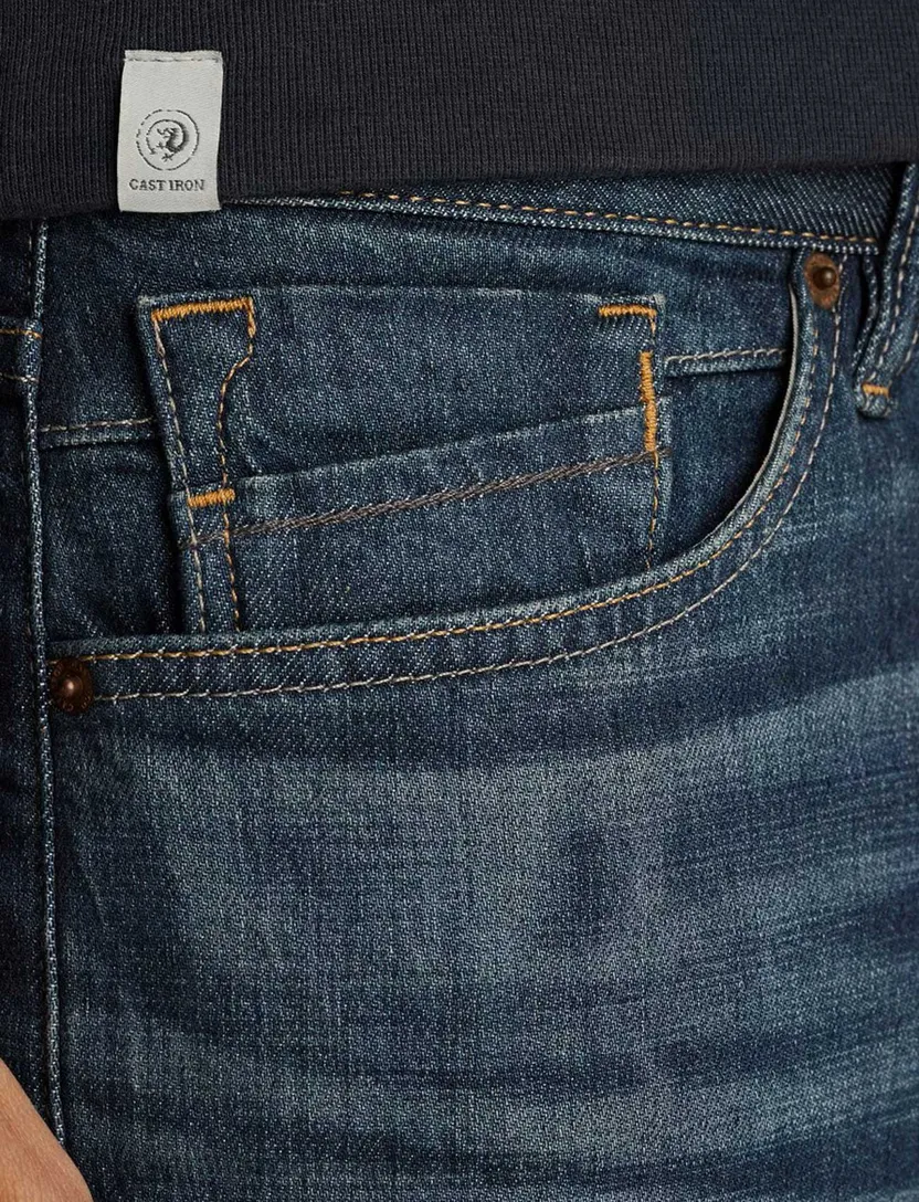 jeans Cast Iron Valver donkerblauw