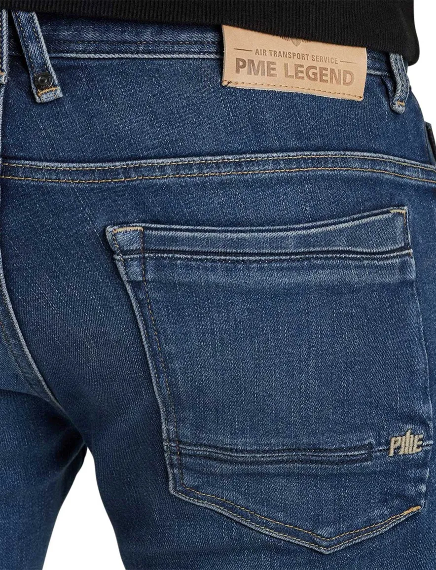 PME Legend Skyrak regular fit jeans blauw