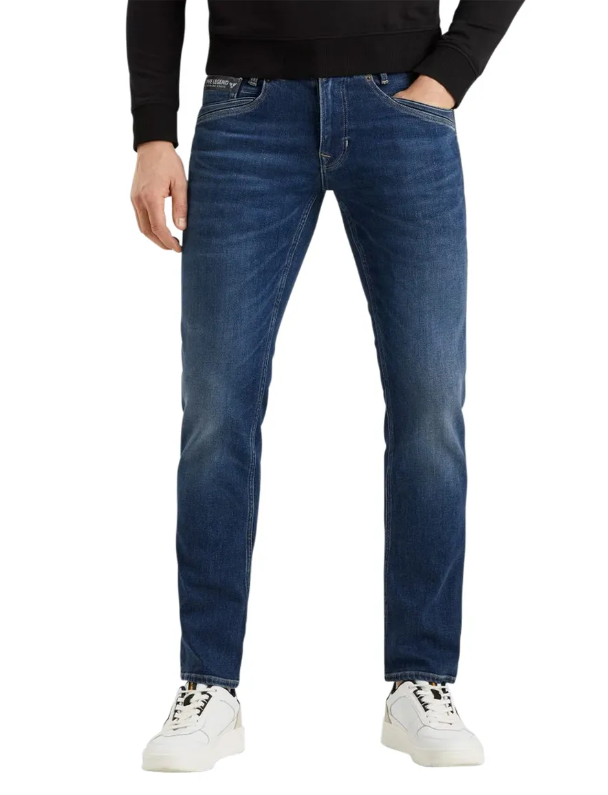 PME Legend Skyrak regular fit jeans blauw