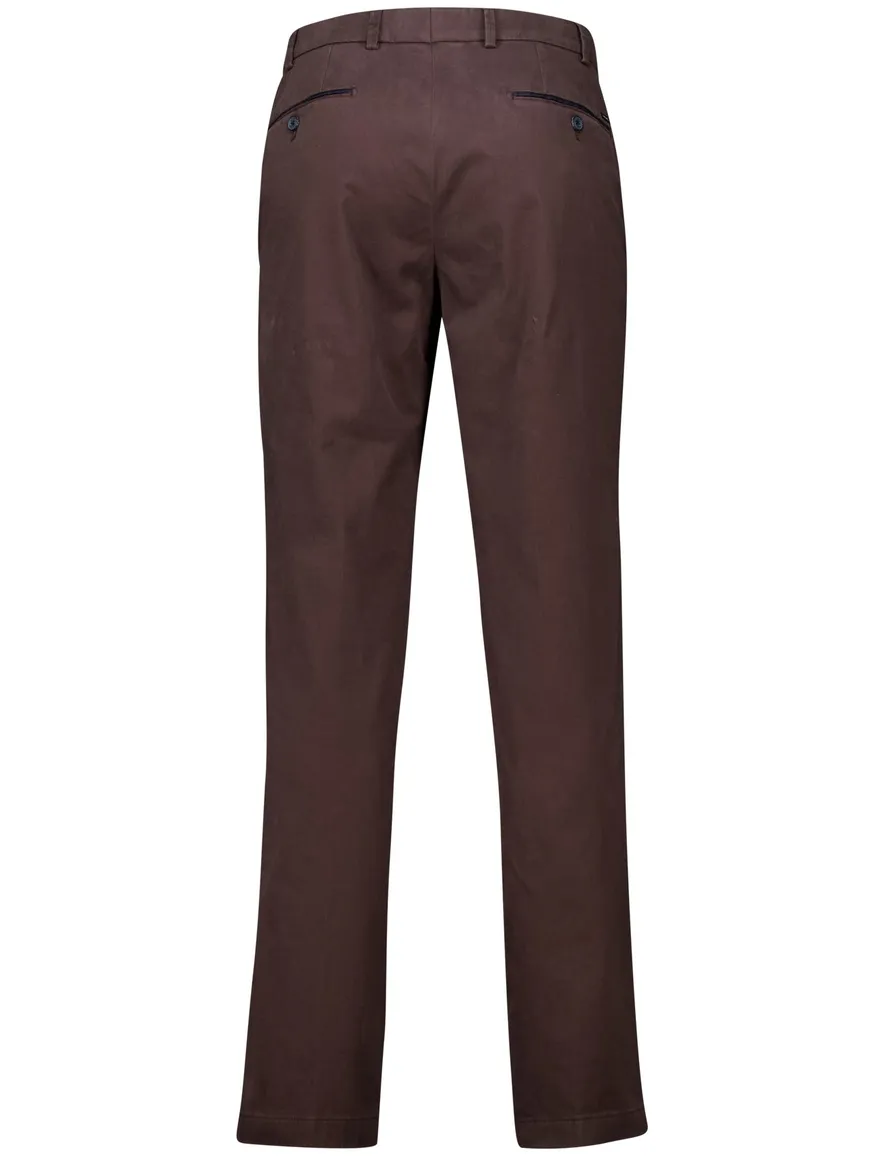 Hiltl pantalon katoen bruin katoen