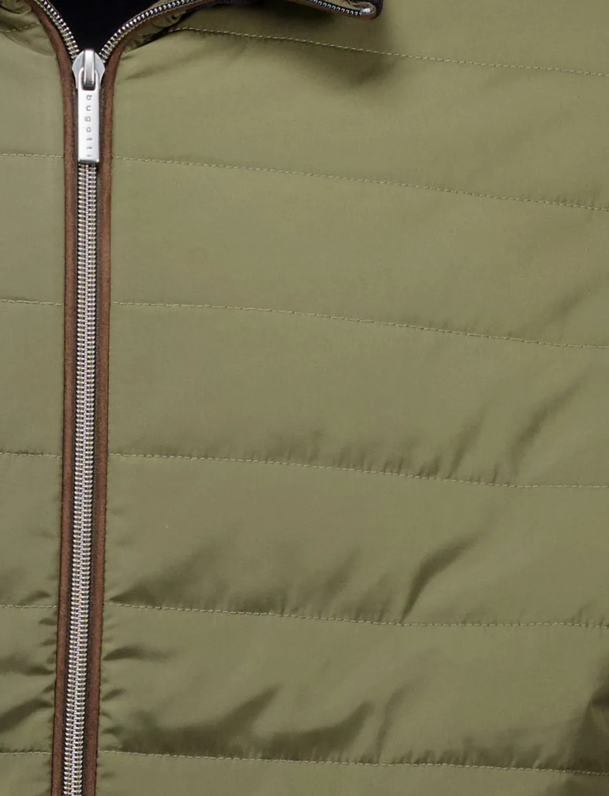 Bugatti outdoorvest groen zwart Sweat Shirt Jacket