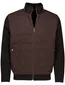 Outdoor vest Bugatti bruin effen wijde fit