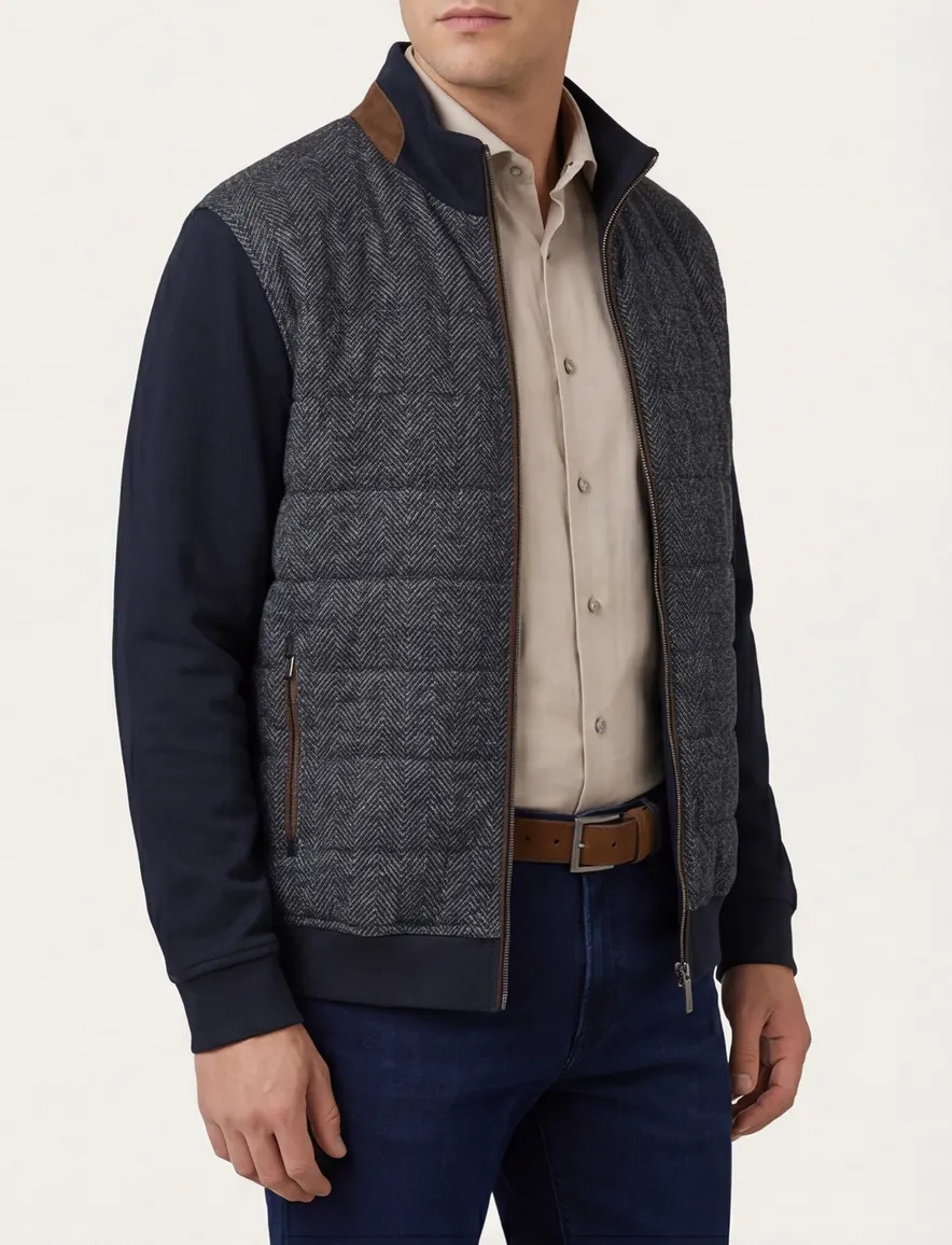 Bugatti Wirk vest blauw