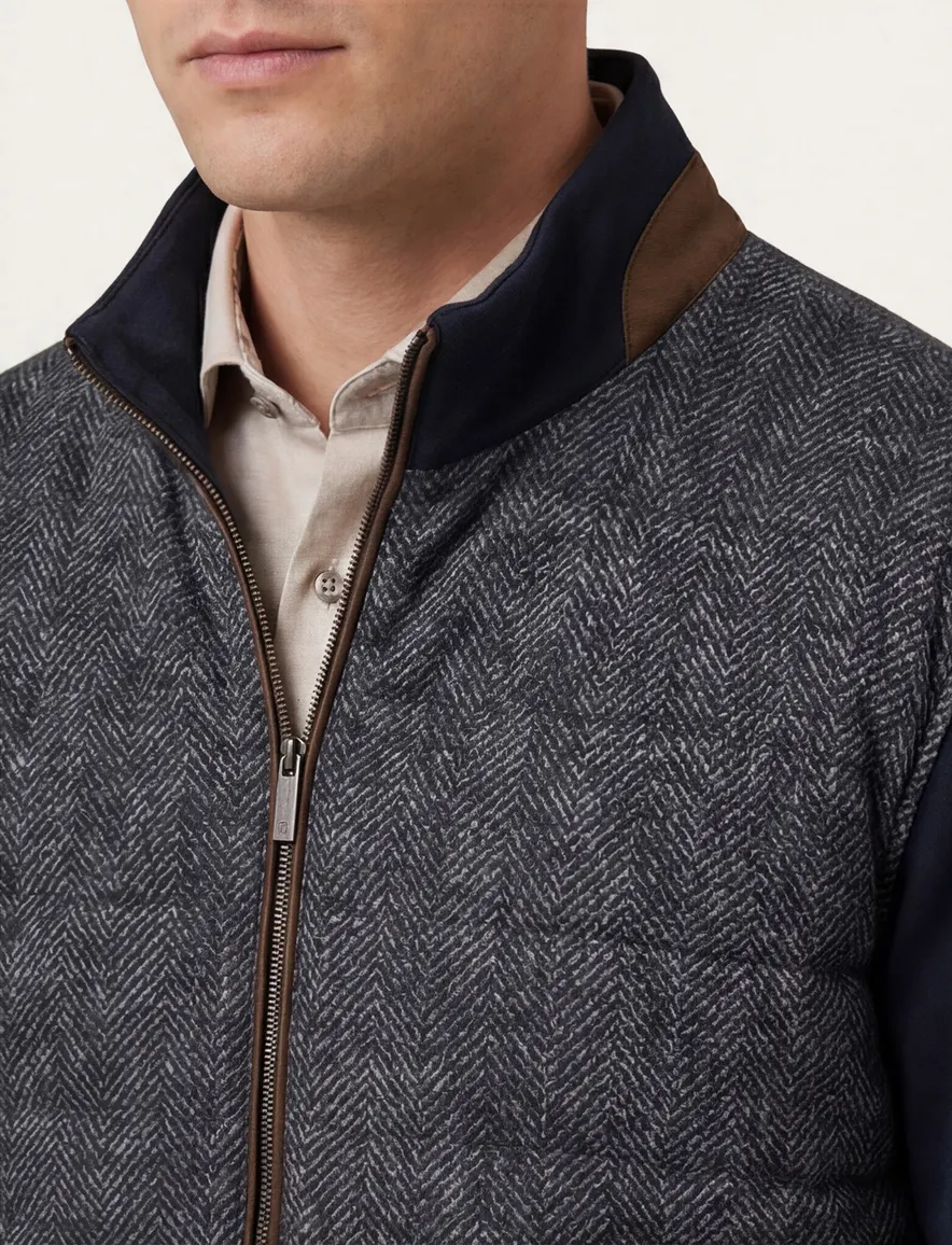Bugatti Wirk vest blauw