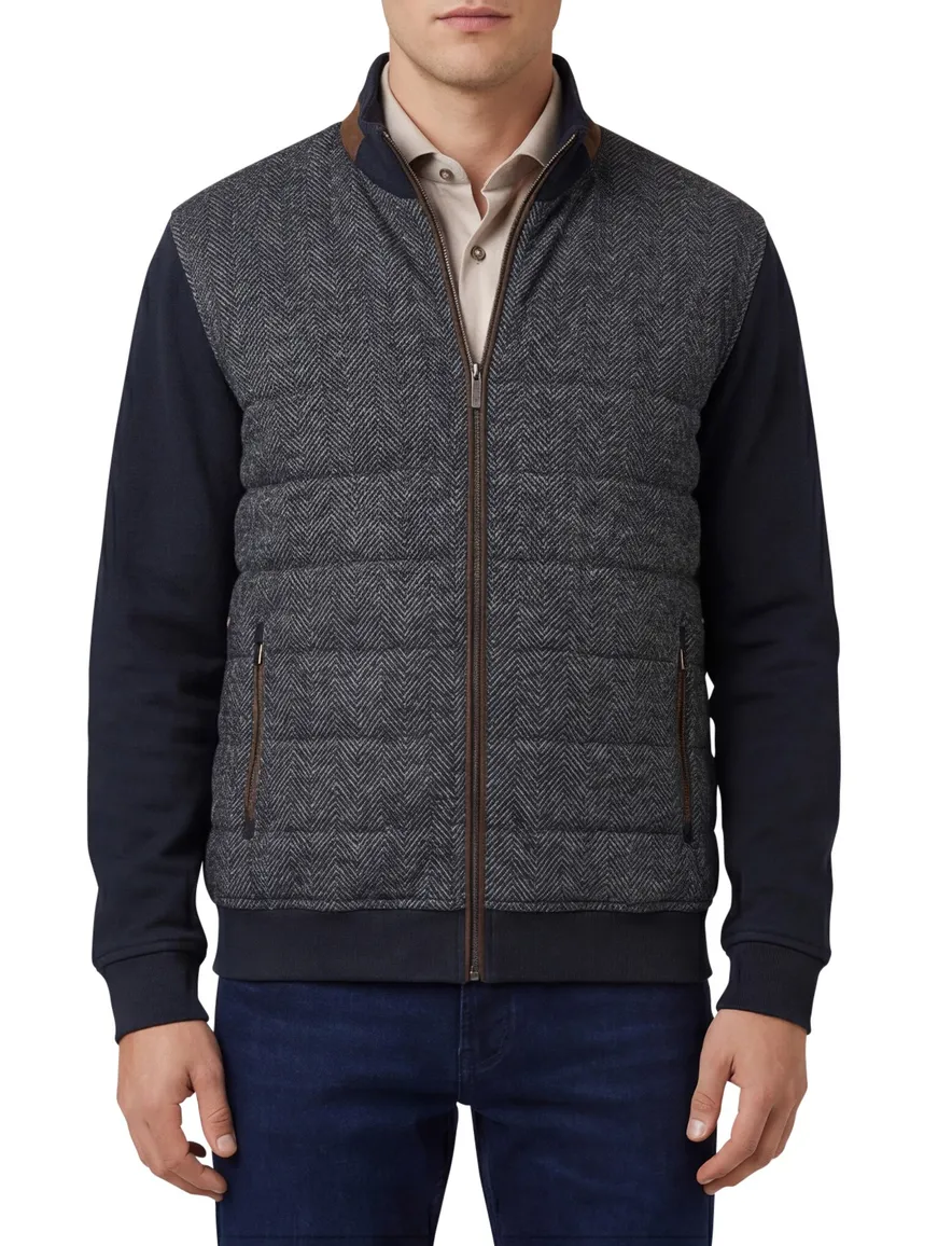Bugatti Wirk vest donkerblauw