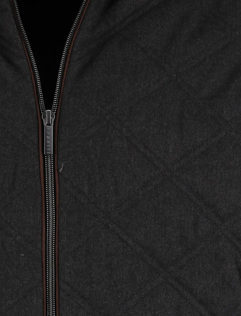 Bugatti vest antraciet effen