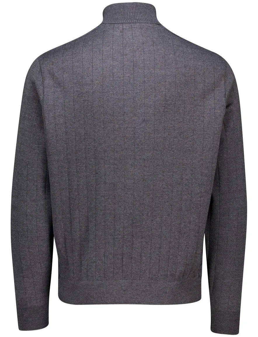Bugatti outdoor vest grijs Knit Jacket