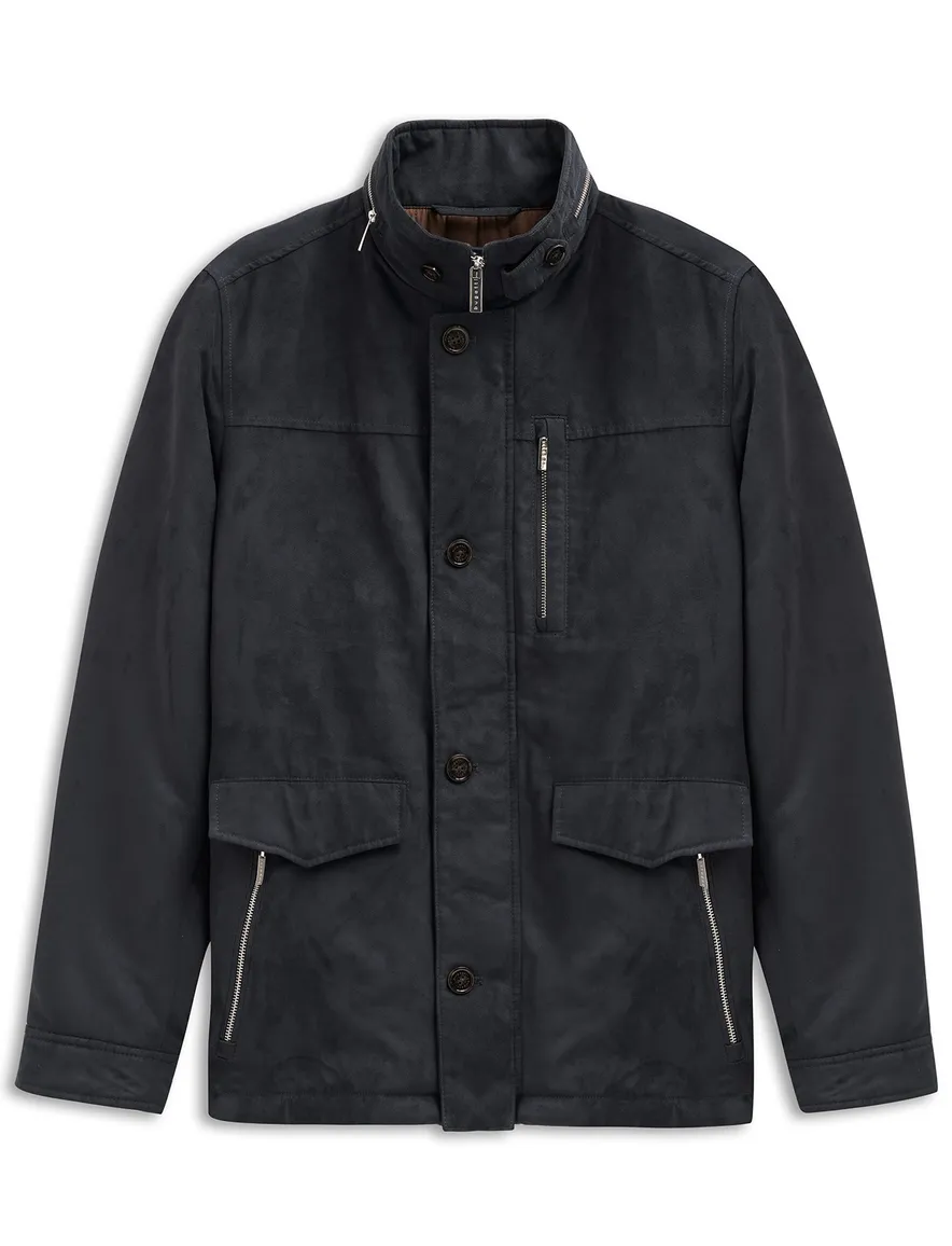 Bugatti donkerblauwe tussenjas polyester