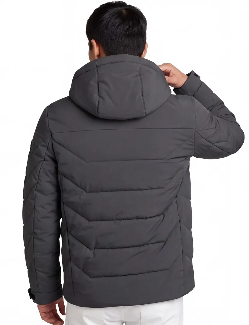 winterjas Bugatti donkergroen