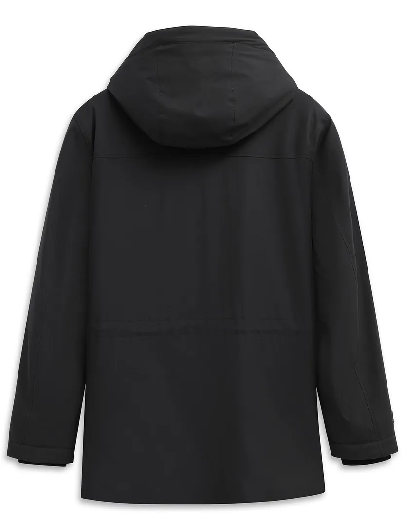 Bugatti donkerblauwe parka jas polyester