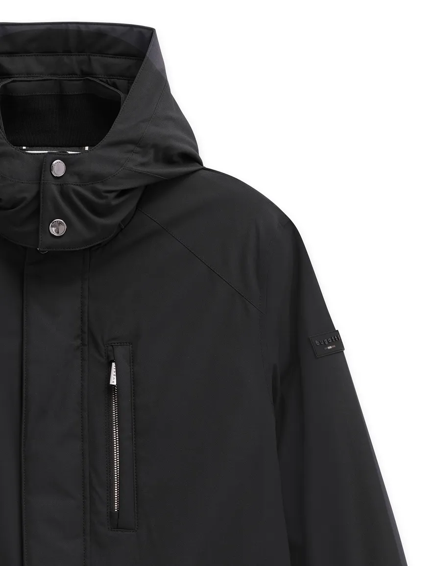 Bugatti parka jas donkerblauw polyester
