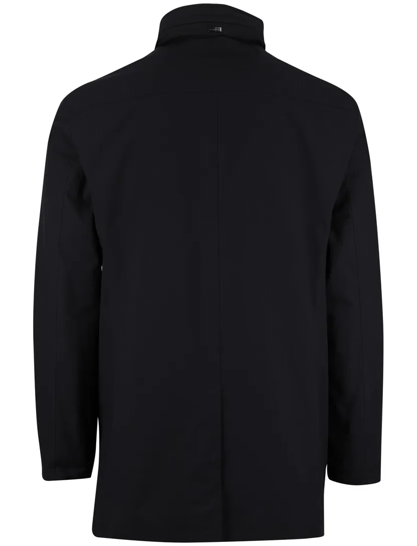Bugatti winterjas donkerblauw afneembare capuchon polyester