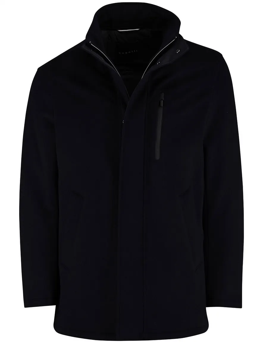 Bugatti winterjas donkerblauw waterdicht