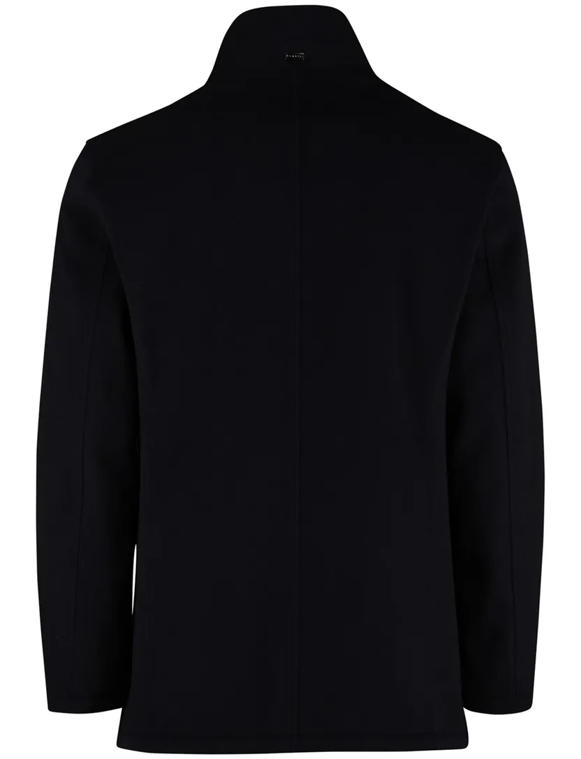 Winterjas Bugatti Donkerblauw dubbele rits en knoop