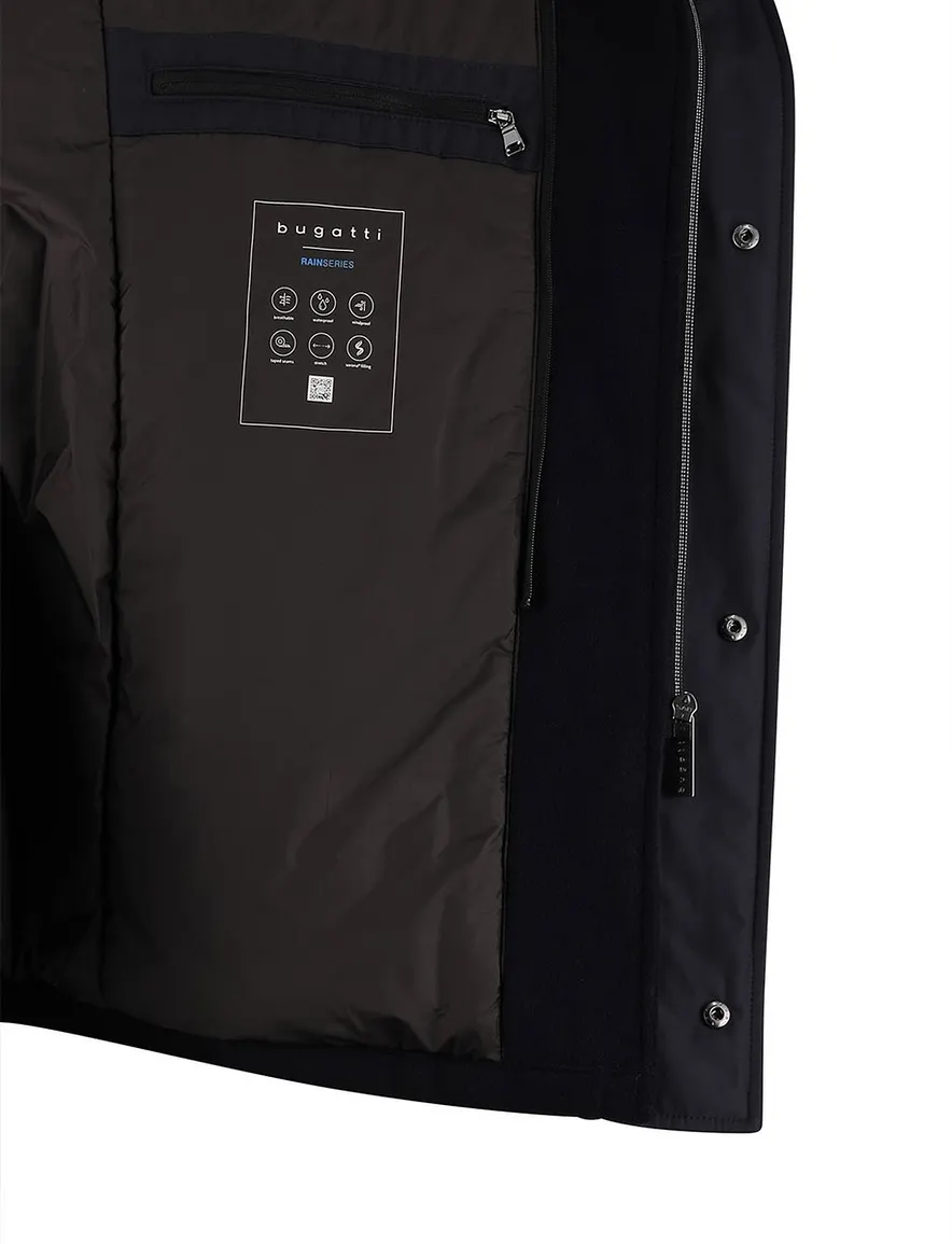 Bugatti winterjas donkerblauw waterdicht